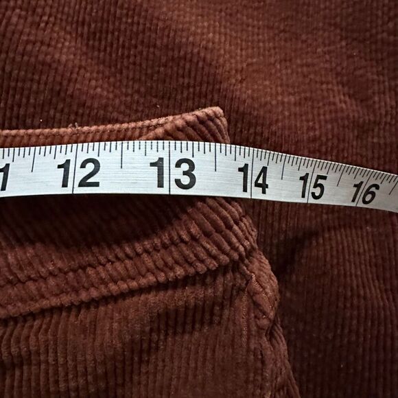 ModCloth orange corduroy flare pants size 2 - Picture 5 of 9